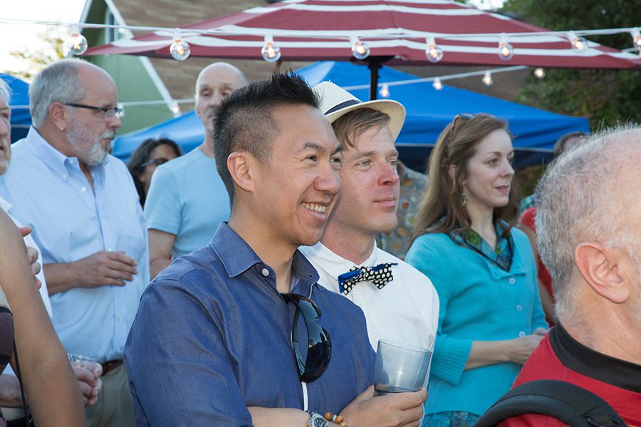 Kevin & Rich got married at home!